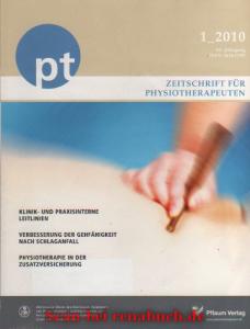 gebrauchtes Buch – pt 1_2010 - Zeitschrift für Physiotherapeuten