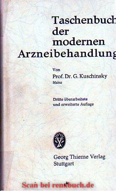 Taschenbuch der modernen Arzneibehandlung