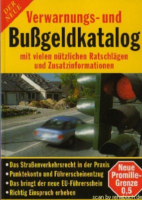 gebrauchtes Buch – Verwarnungs- und Bußgeldkatalog