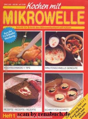 gebrauchtes Buch – Kochen mit Mikrowelle - Heft 1 + 2