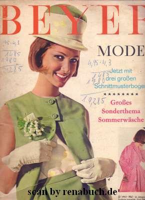 antiquarisches Buch – Beyer Mode - Heft 5 - 1963