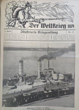 antiquarisches Buch – Hans Rost – Der Weltkrieg 1914. Illustrierte Kriegszeitung. 1. Band (Nr. 1-60), 2. Band (Nr. 61-120), 3. Band (Nr. 121-180)