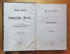 antiquarisches Buch – Heinrich Heine – Briefe von Heinrich Heine, Zweiter Theil