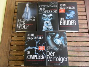 Buchkonvolut - Der Wolf / Der Professor / Der Bruder / Der Verfolger / Die Komplizen