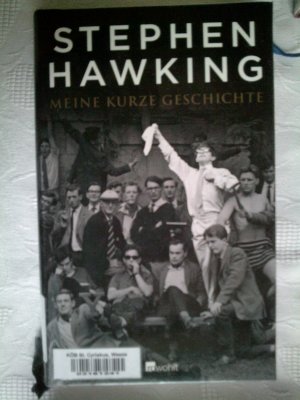 gebrauchtes Buch – Stephen Hawking – Meine kurze Geschichte - ehemaliges Büchereiexemplar