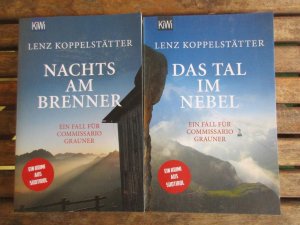 gebrauchtes Buch – Lenz Koppelstätter – Bücherset (Buchreihe: Grauner und Saltapepe/Südtirol-Krims) - Band 3: Nachts am Brenner / Band 4: Das Tal im Nebel