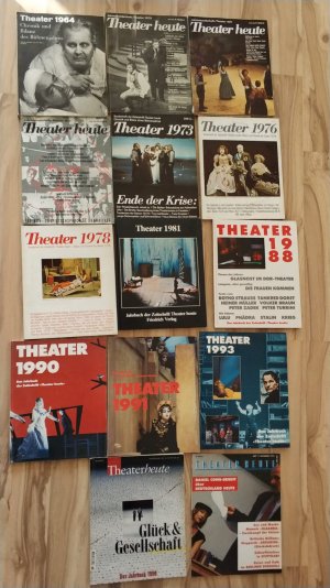 Theater heute Jahressonderheft 1964, 1970, 1971,1972, 1973,1976, 1978,1981,1988,1990,1991,1993,1998, Theater heute Heft 11 November 1993