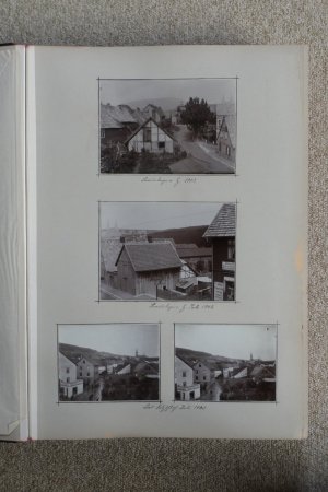 Fotoalbum 1900 - 1911 mit rd. 480 Fotos