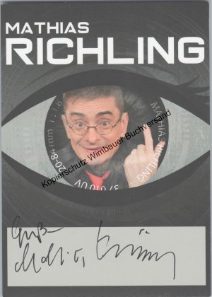 Original Autogramm Mathias Richling /// Autograph signiert signed signee