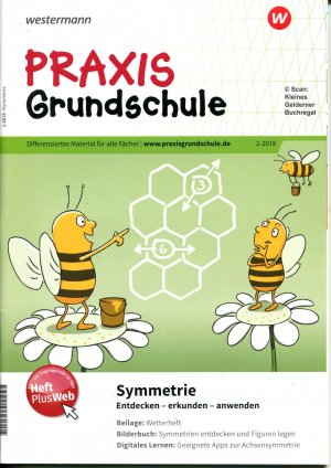 gebrauchtes Buch – Fritzlar, Torsten - pädagogisch-didaktische Fachzeitschrift – Praxis Grundschule 2/2018: SYMMETRIE - Entdecken, erkunden, anwenden / mit Beilage "Wetterheft"