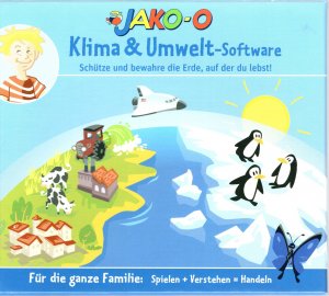 Schütze und Bewahre die Erde, auf der du lebst -Jako-o Klima & Umwelt Software - Computerspiel -CD ROM