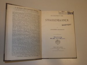 Elektrische Strassenbahnen, 1903, sehr RAR!!