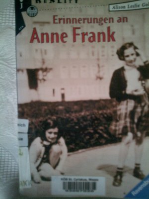 Erinnerungen an Anne Frank - ehemaliges Büchereiexemplar