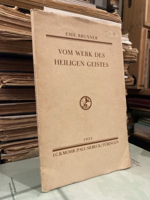 Vom Werk des heiligen Geistes