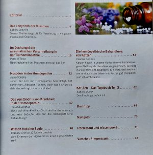 gebrauchtes Buch – tierhomöopathie 1/2015 - Das Magazin für Menschen mit Tieren