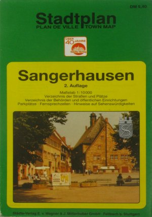 gebrauchtes Buch – Stadtplan Sangerhausen