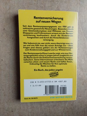 gebrauchtes Buch – Klaus Luserke – Der neue Rentenratgeber Gesetzesstand 1987