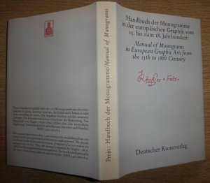 Handbuch der Monogramme in der europäischen Graphik des 15. bis 18. Jahrhunderts