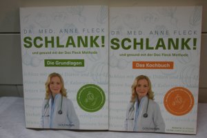 gebrauchtes Buch – Anne Fleck – Schlank! und gesund mit der Doc Fleck Methode; 1. Die Grundlagen; 2. Das Kochbuch