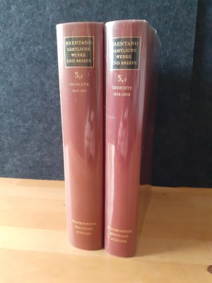 Sämtliche Werke und Briefe Bd 3,1 + 3,2 * Gedichte 1816-1819 * Frankfurter Ausgabe