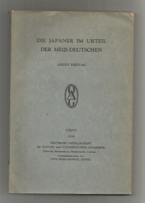 Die Japaner im Urteil der Meiji-Deutschen