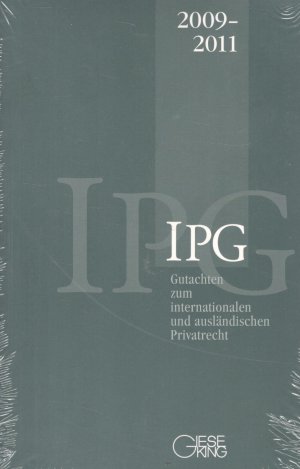 gebrauchtes Buch – Basedow, Jürgen; Coester-Waltjen, Dagmar; Mansel, Heinz-Peter – Gutachten zum internationalen und ausländischen Privatrecht (IPG) 2009-2011