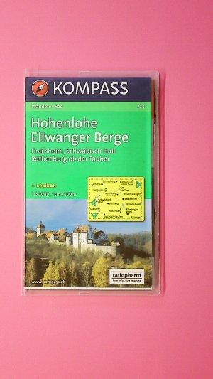 gebrauchtes Buch – HOHENLOHE, ELLWANGER BERGE. Crailsheim, Schwäbisch Hall, Rothenburg ob der Tauber : Wandern, Rad