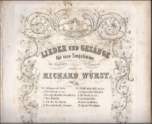 10. Liebe im Kleinen [Die ganze Welt, Rückert] / 11. Der scheidende Sommer [Das gelbe Laub, Heine] / 12. Scheiden [Ade, du Elternhaus, Berthold Siegesmund […]