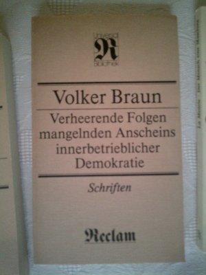 Verheerende Folgen mangelnden Anscheins innerbetrieblicher Demokratie.