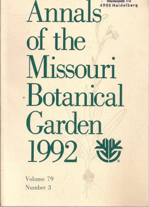 gebrauchtes Buch – Henry Shaw School of Botany – Annals of the Missouri Botanical Garden 1992 - Volume 3 - Number 3