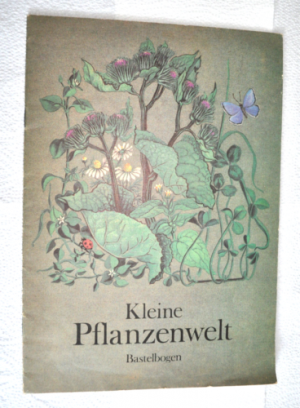 gebrauchtes Buch – Verlag Junge Welt – Bastelbogen Kleine Pflanzenwelt