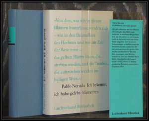 gebrauchtes Buch – Pablo Neruda – Ich bekenne ich habe gelebt. Memoiren.