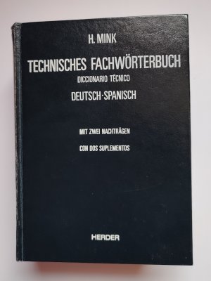 Band I-Diccionario Técnico - Español-Alemán (Technisches Fachwörterbuch