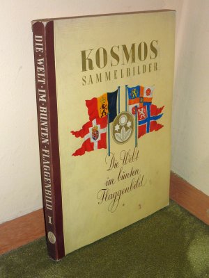 antiquarisches Buch – Kosmos Sammelbilder  – Die Welt im bunten Flaggenbild. I. Europa (Sammelbilder-Album, komplett mit allen Bildern)