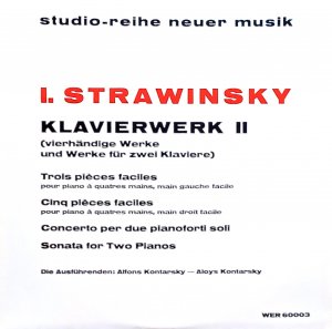 gebrauchter Tonträger – Strawinsky, Igor — Alfons + Aloys Kontarsky – Strawinsky — Klavierwerk II