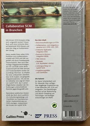 gebrauchtes Buch – Scheckenbach, Rainer; Zeier – Collaborative SCM in Branchen