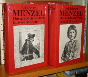 gebrauchtes Buch – Menzel, Adolph von / Heide Ebertshäuser  – Das graphische Werk in zwei Bänden (komplett).