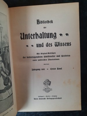 antiquarisches Buch – Bibliothek der Unterhaltung und des Wissens. Jahrgang 1901. 1. Band.