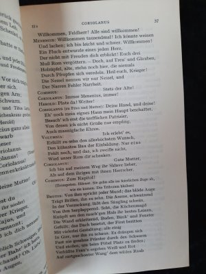 gebrauchtes Buch – Shakespeare – Sämtliche Werke. Dritter Band. Tragödien.