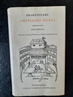 gebrauchtes Buch – Shakespeare – Sämtliche Werke. Zweiter Band. Historien.