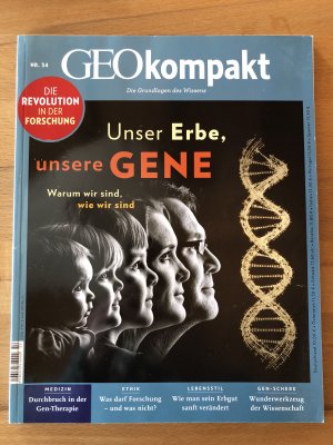 gebrauchtes Buch – Michael Schaper – GEOkompakt / GEOkompakt 54/2018 - Unser Erbe, unsere Gene