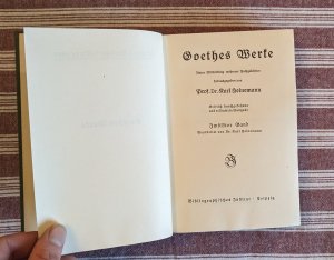 gebrauchtes Buch – Goethe – Goethes Werke Kritisch durchgesehene und erläuterte Ausgabe - Zwölfter Band