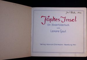 antiquarisches Buch – Lenore Gaul – Jänkes Insel wie er dahin und weiterkam