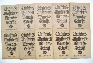 Eduscho´s Illustrierte Monatsschrift - 11 Ausgaben 3x 1934, 7x 1937, 1x 1938