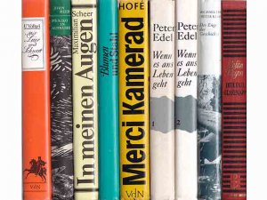 Büchersammlung „Verschiedenes“. 8 Titel. 1.) Stefan Heym: Der Fall Glasenapp, Roman 2.) Dieter Klein; Michael Brie: Der Engel der Geschichte. Befreiende […]