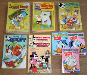 46+5 Hefte MICKY MAUS / MICKY VISION / GOOFY. Sammlung / Konvolut.