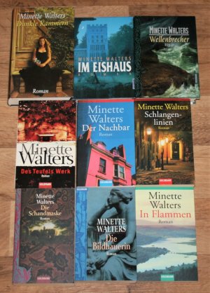 9 Bücher - MINETTE WALTERS - Krimis, Romane.