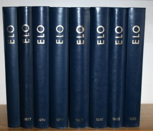 gebrauchtes Buch – 8 Jahrgänge ELO. Jahrgang 1975/76,1977,1978,1979,1980,1981,1982,1983. [Die Welt der Elektronik. Magazin für Praxis und Hobby.]