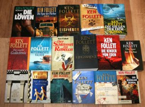 17 Bücher, Romane, Thriller - KEN FOLLETT - Buchpaket, Sammlung.