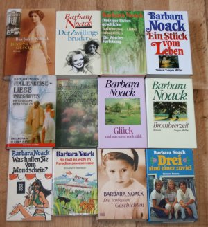 14 Romane in 12 Büchern - BARBARA NOACK - Liebe, Glück, Geschichten.